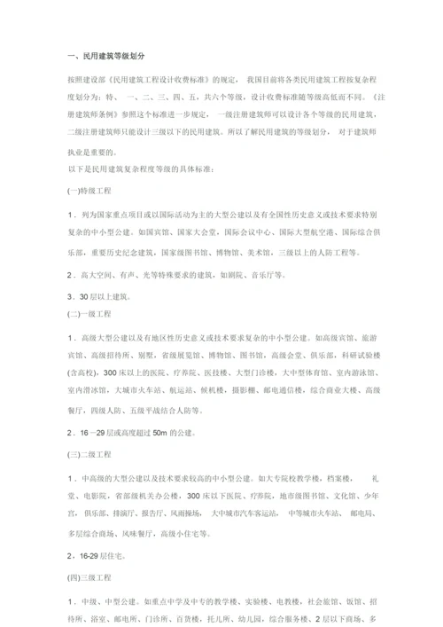 建筑等级划分.docx