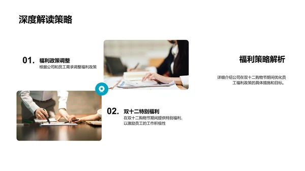 双十二福利调整策略PPT模板
