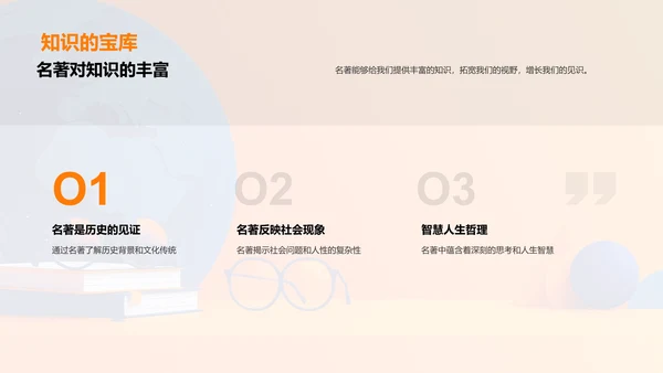 名著阅读提升素养PPT模板
