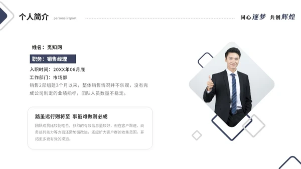 简约线条个人晋升述职报告工作汇报工作总结自我介绍ppt模板