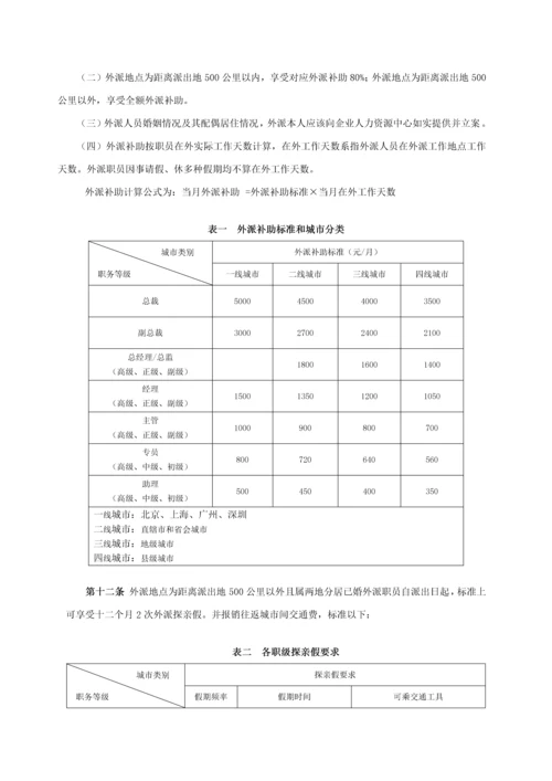 外派人员管理标准规定.docx