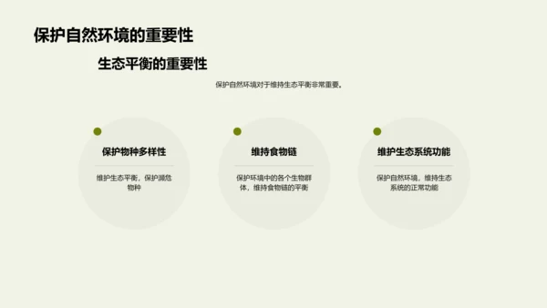 生态环保与生物多样性