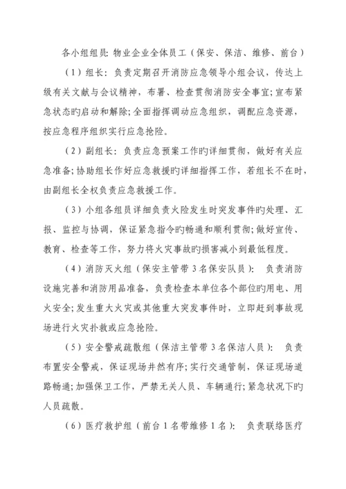 2023年火灾疏散逃生应急预案.docx
