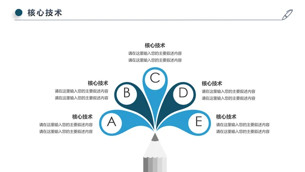 蓝色简约风商务公司介绍企业宣传ppt模板