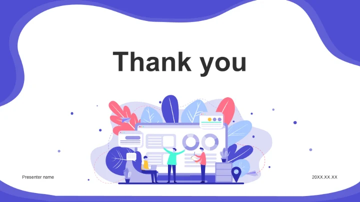 紫色插画风产品功能体验满意度展示PPT主题