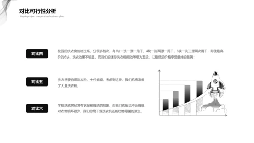 黑灰商业计划项目简介PPT模板