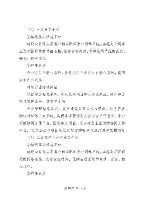 建筑业信息化发展规划.docx