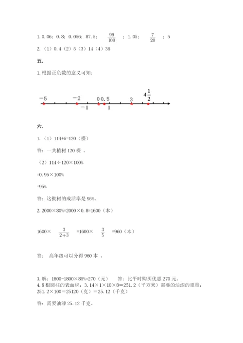 浙教版数学小升初模拟试卷（综合题）.docx