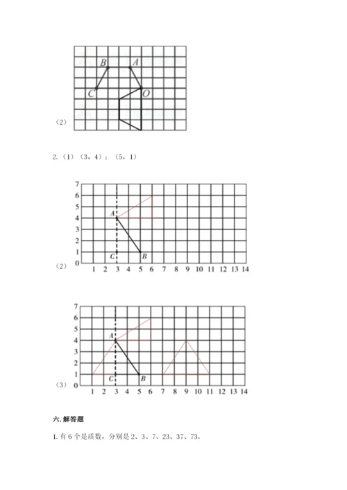 人教版五年级下册数学期末卷含答案【研优卷】.docx