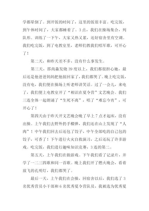 快乐的夏令营作文600字.docx