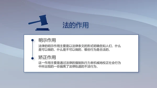 蓝色大气法律律法宣传讲座PPT