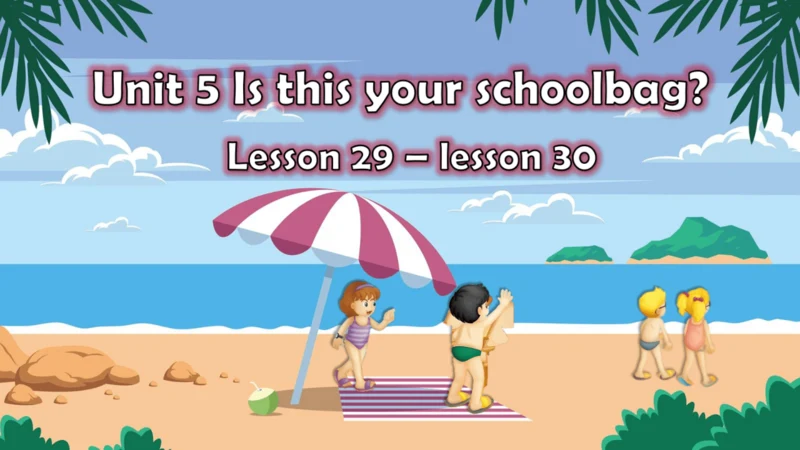 Unit5 Is this your schoolbag？ lesson29-30  课件(共22张
