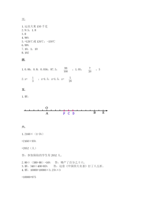 杭州文澜中学小升初数学试卷及参考答案（完整版）.docx
