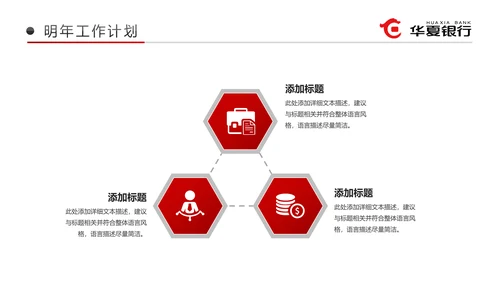 红色华夏银行金融理财工作总结汇报PPT