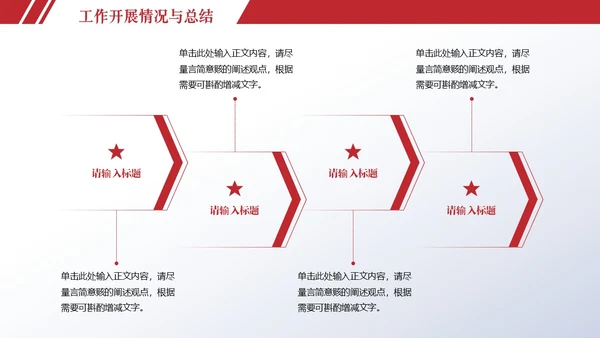 红色大气简约党建述职报告工作总结通用PPT模板