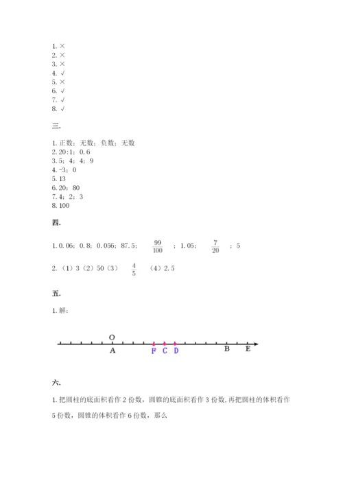 济南市外国语学校小升初数学试卷附答案.docx