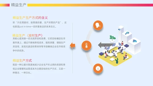 微粒体风质感大气精益生产六西格玛课件ppt