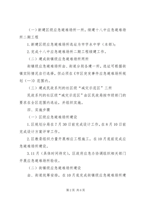 避难所建立完善实施方案.docx