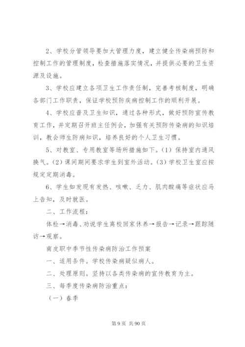 学校安全卫生工作预案.docx