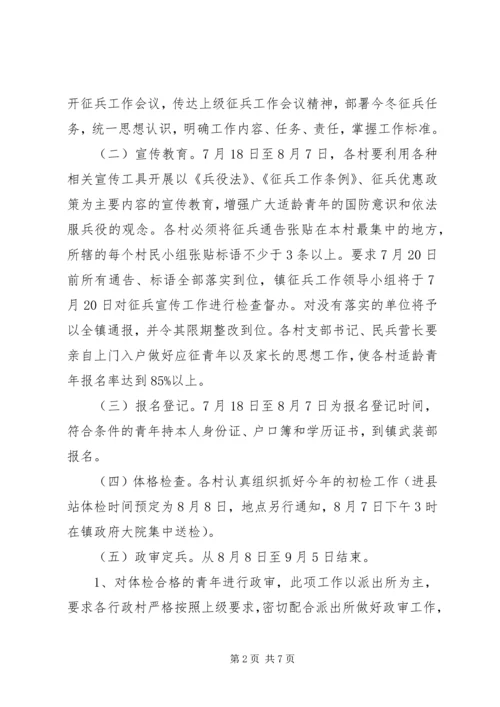 镇征兵工作实施方案.docx