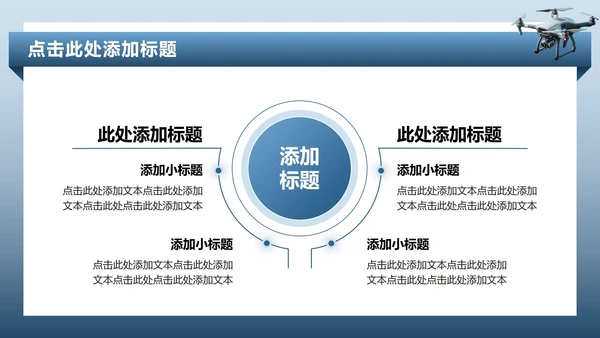 蓝色商务风低空经济商业计划书PPT模板