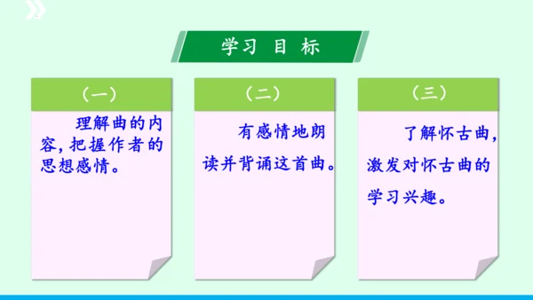 九年级语文下册第六单元课外古诗词诵读《山坡羊 骊山怀古》 课件(共43张PPT)