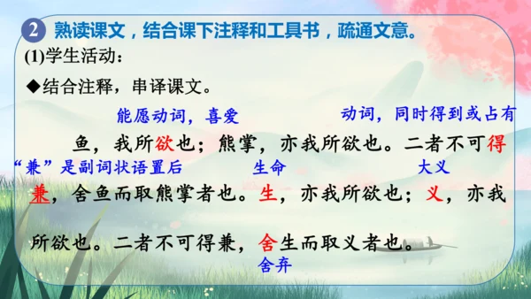9《鱼我所欲也》课件