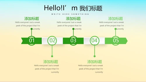 乡村风光旅游动态PPT