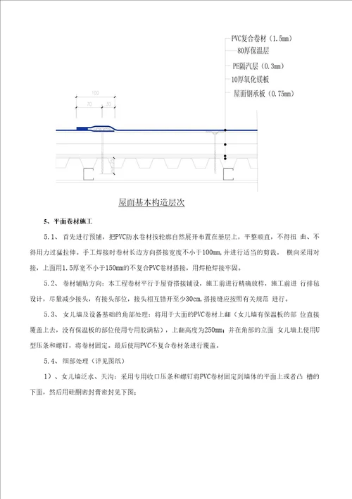 钢结构屋面专项施工方案