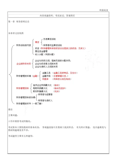 中级财务管理讲义22P