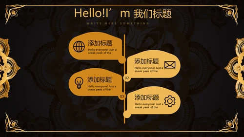 黑色高端大气房地产营销策划动态PPT