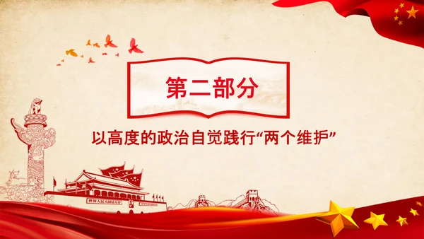 两个维护合格党员党支部主题党日党课PPT