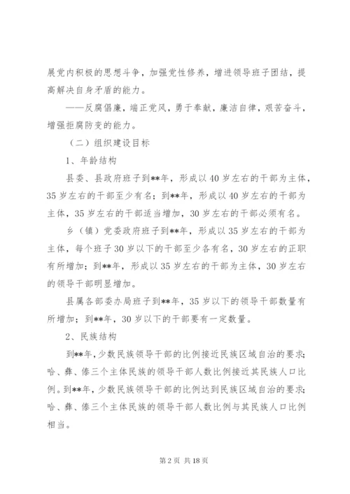 党政领导班子建设措施.docx