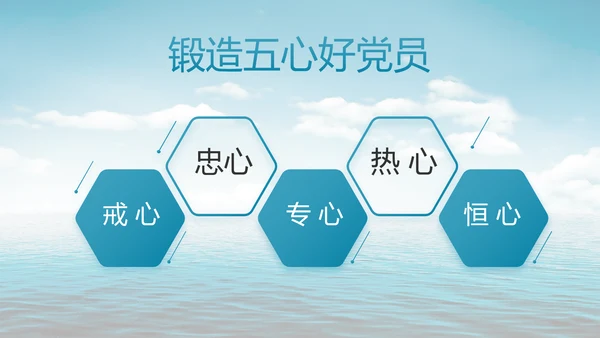 中国海军国防教育工作总结动态PPT模板