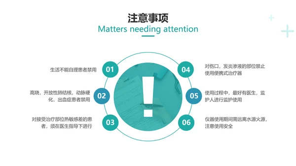 扁平简约风医疗产品使用说明介绍