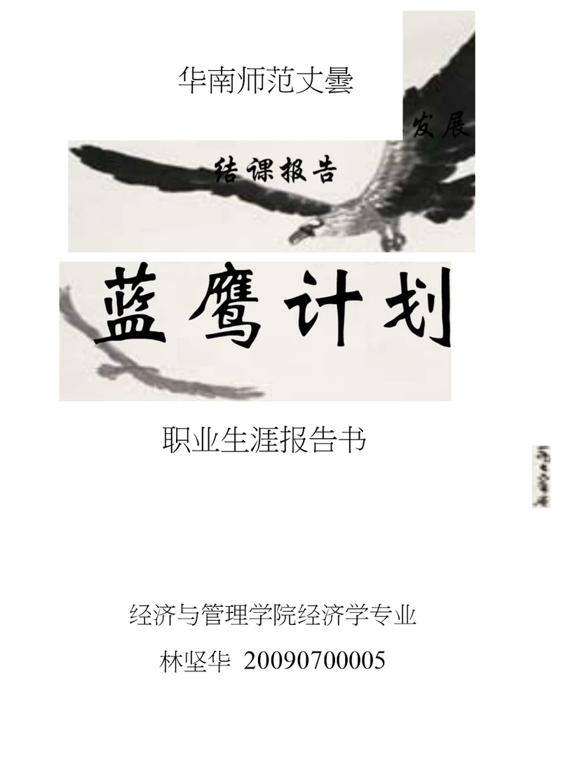 职业生涯报告书