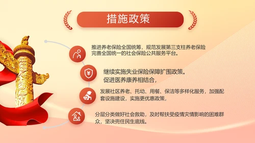 脱贫基础更稳固群众生活更美好PPT动态模板