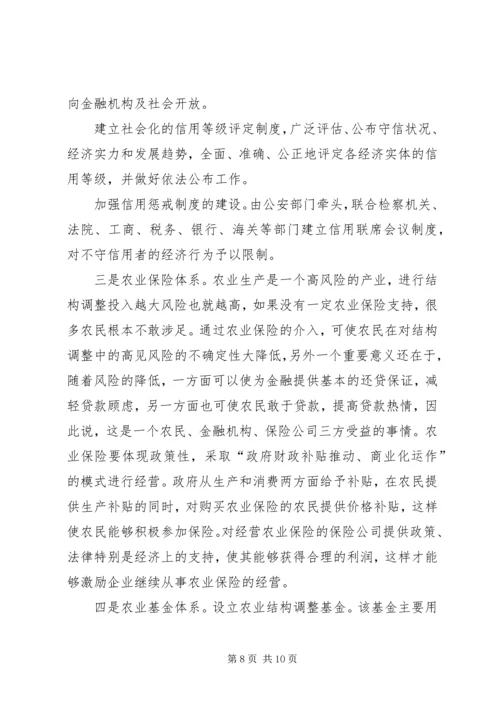 关于农村金融为农服务的调查(1).docx