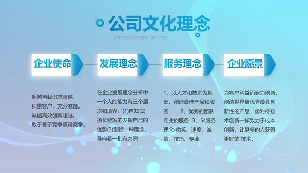 蓝色科技公司介绍工作总结动态PPT