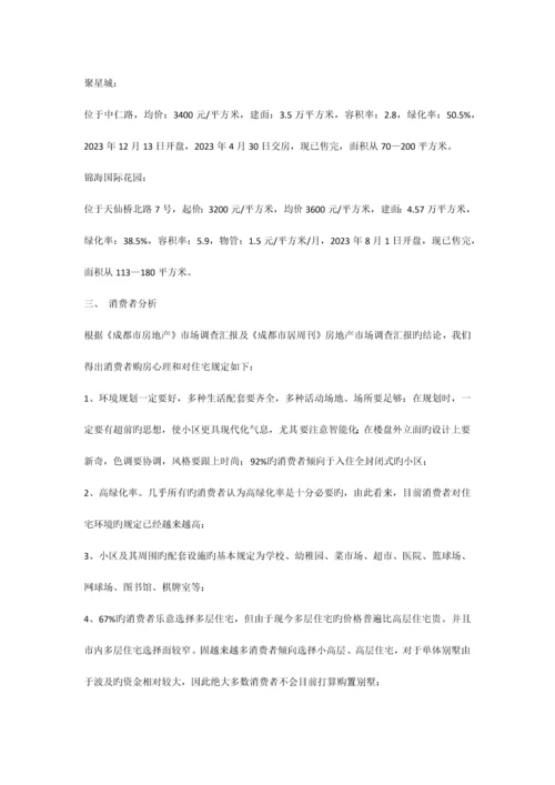 成都市书香门第销售策划方案.docx