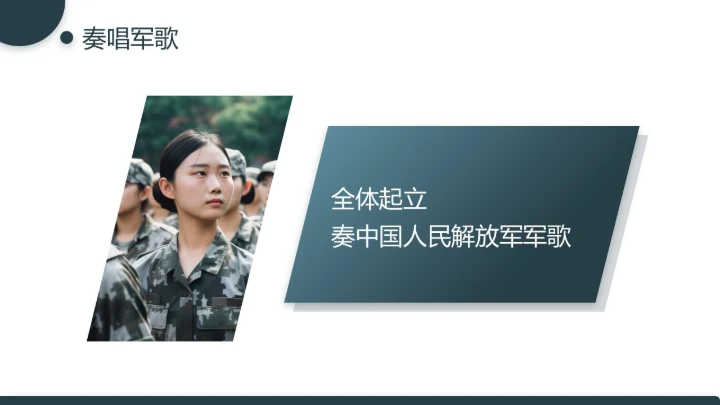 大学新生军训动员大会流程活动策划方案PPT模版