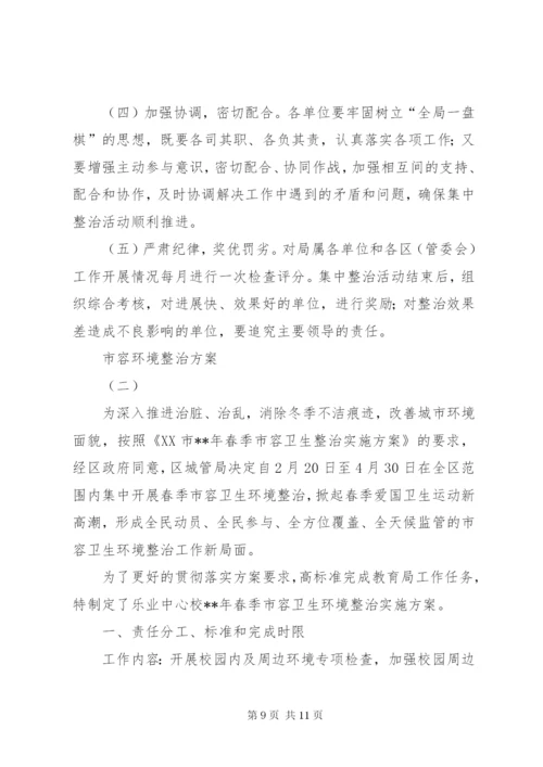 市容环境整治方案.docx