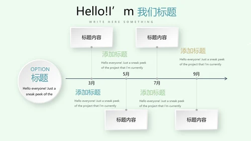 绿色小清新医务工作者工作汇报动态PPT