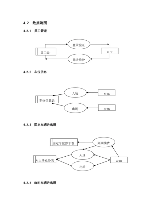 数据库设计作业智能停车场管理系统数据库设计.docx