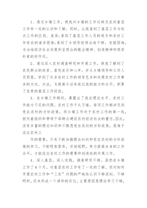 到乡镇挂职工作总结4篇精选.docx