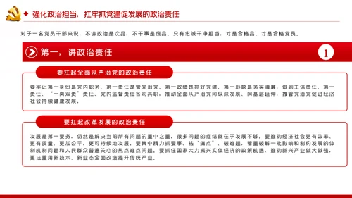 旗帜鲜明讲政治对党忠诚看担当党课PPT