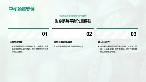 生态系统平衡保护报告