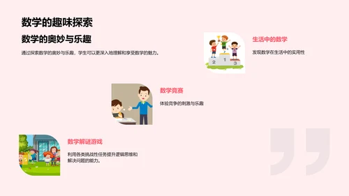 数学实用与乐趣PPT模板