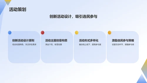 蓝色摄影风学生会竞选PPT模板