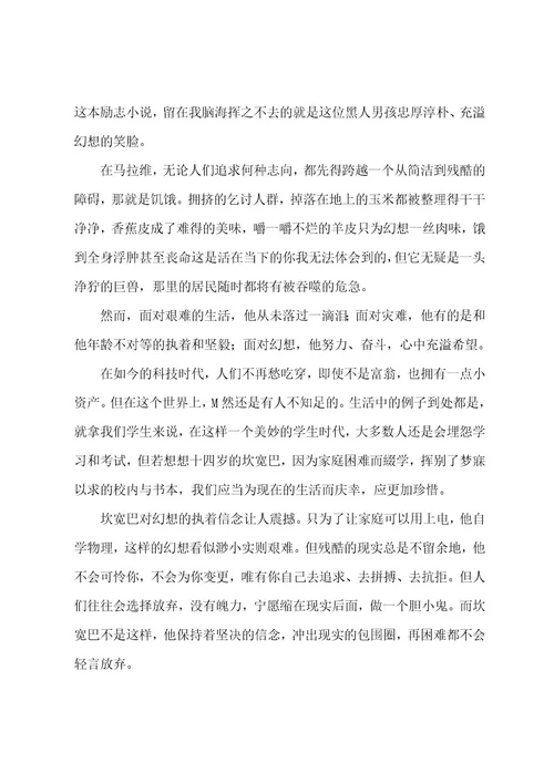 驭风少年）有感读后感
